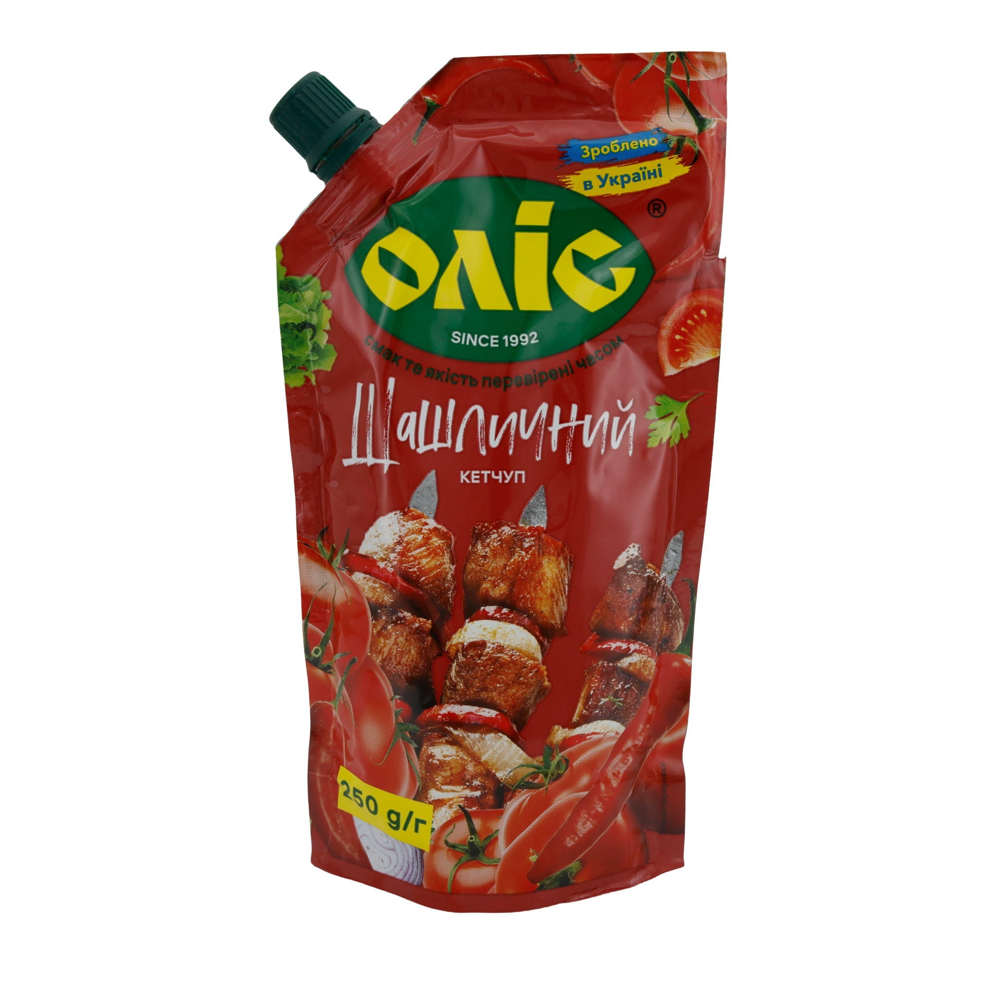 Ketchup Olie | Für Schaschlik | Würzig-süßer Geschmack aus der Ukraine | 250 g OLIS